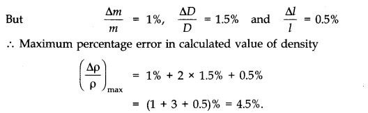 NCERT Solutions for Class 11 Physics Chapter 2 Units and Measurements Extra Questions SAQ Q10.1