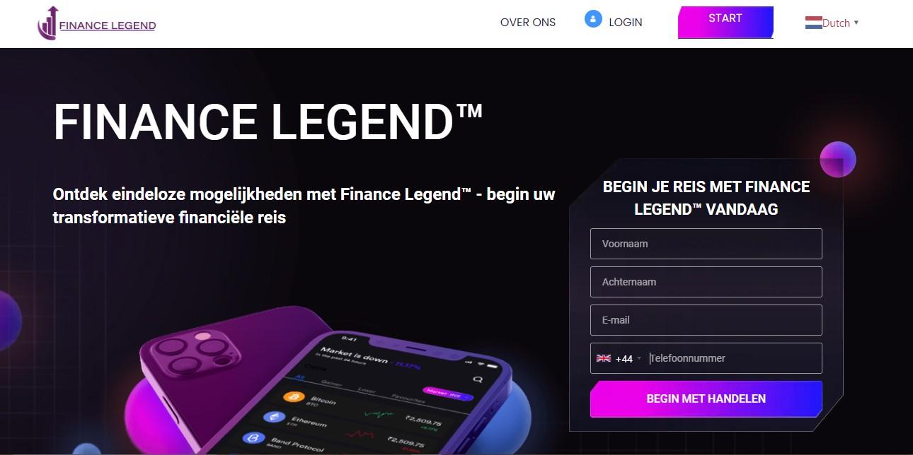 Finance Legend Website