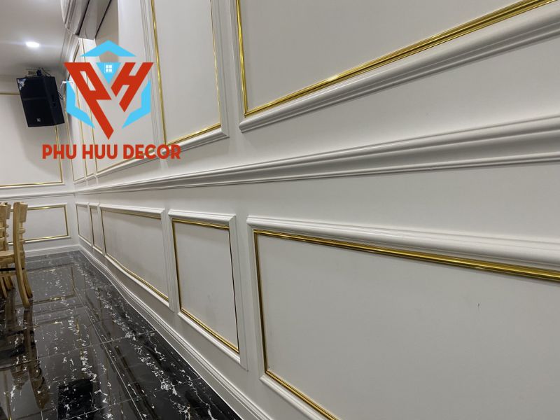 Mẫu phào chỉ nhựa trang trí cho không gian thêm sang trọng