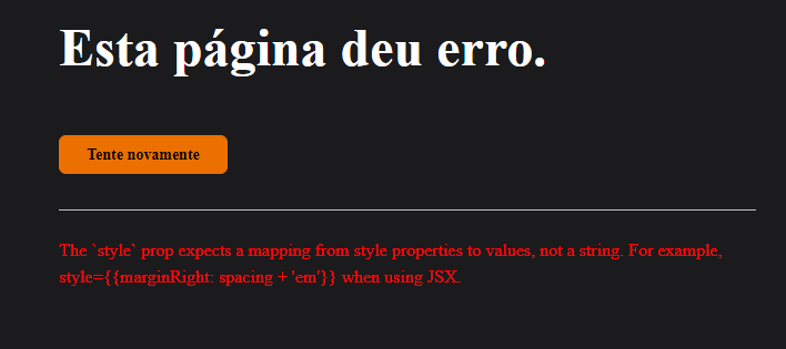 Imagem capa do conteúdo sobre Documentação técnica com IA, onde há uma página com mensagem de erro.