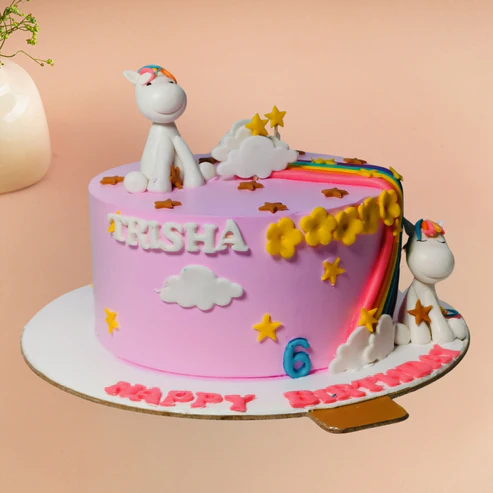 Unicorn Rainbow Cake | Cakofy