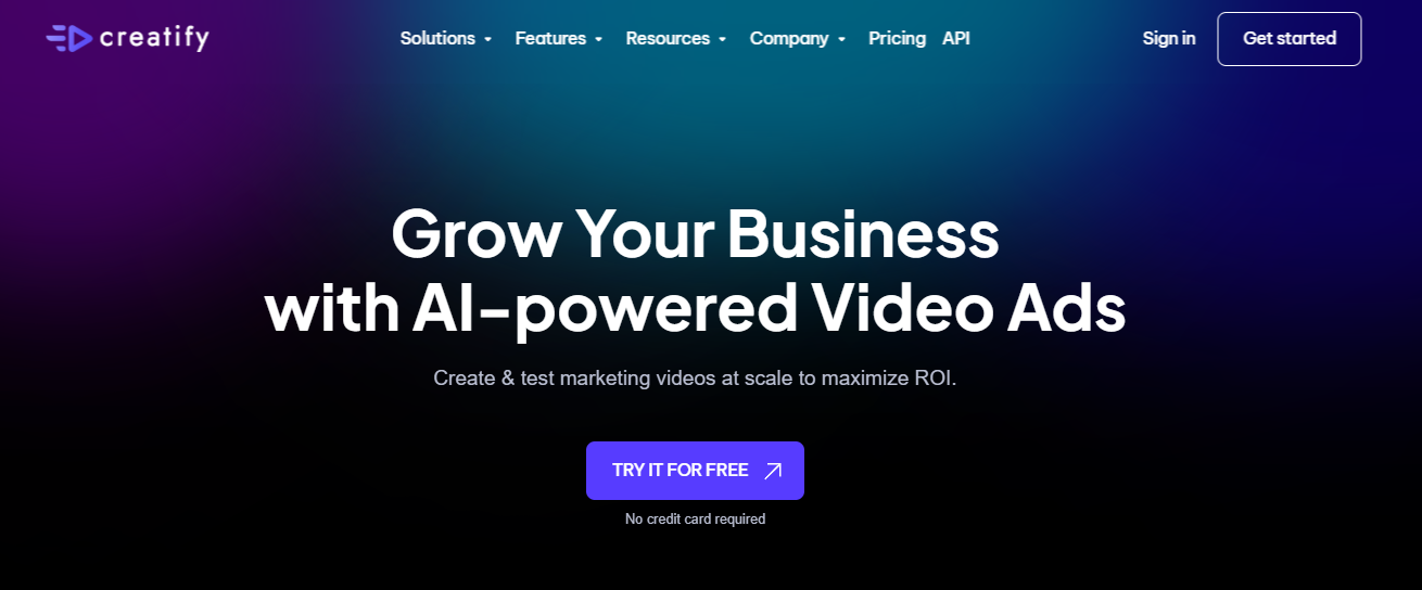 Best AI Tools in 2025 - Screenshot of Creatify