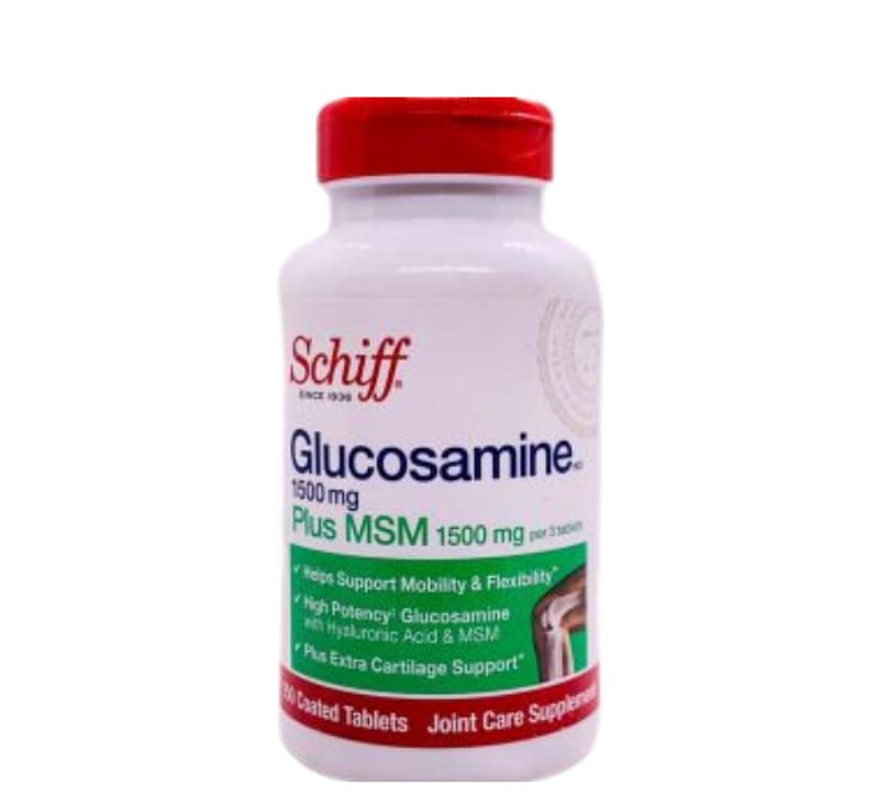 Thuốc bổ sung xương khớp Schiff Glucosamine 1500mg Plus MSM