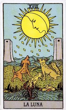 La Luna en el Tarot - Arcanos Mayores | Miistico
