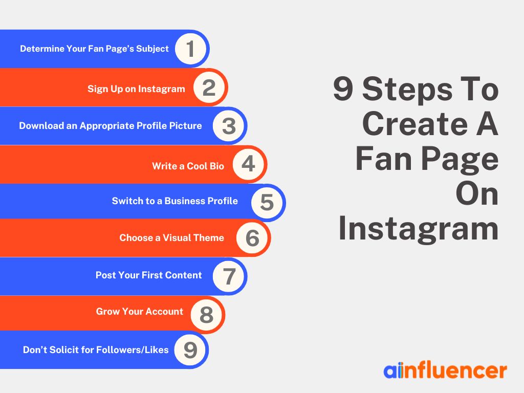 How To Create A Fan Page On Instagram