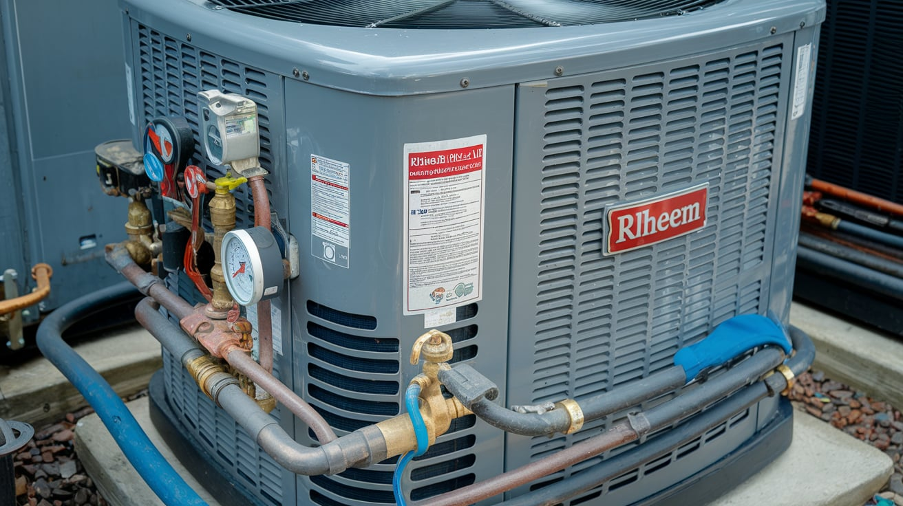 how much freon does a rheem rsnj-a042 jk take