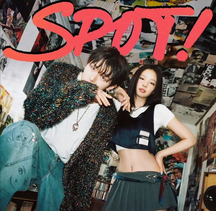 This contain an image of Zico and Jennie's collaboration "SPOT!"