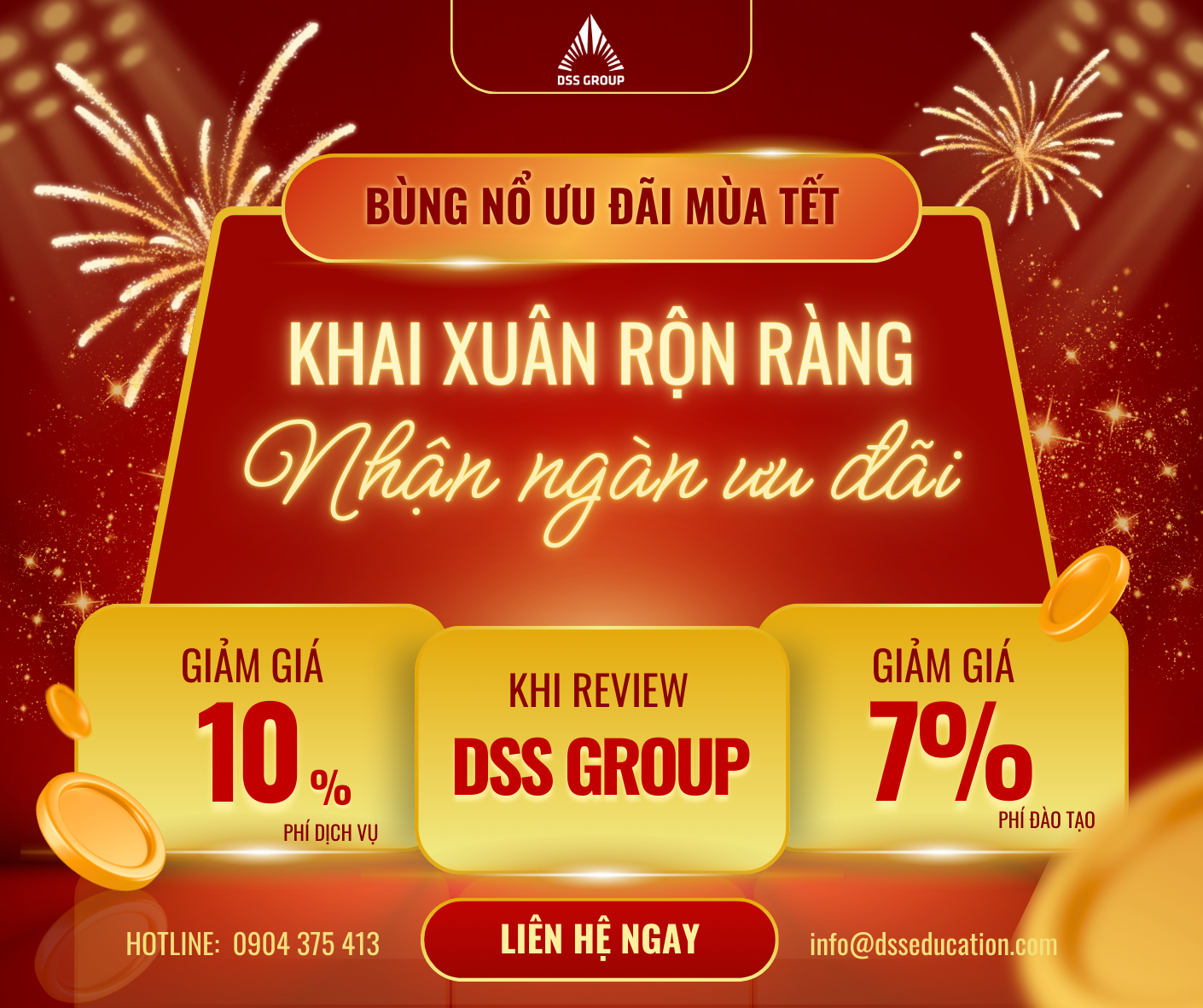 Khai xuân rộn ràng - nhận ngàn ưu đãi khi review DSS Group