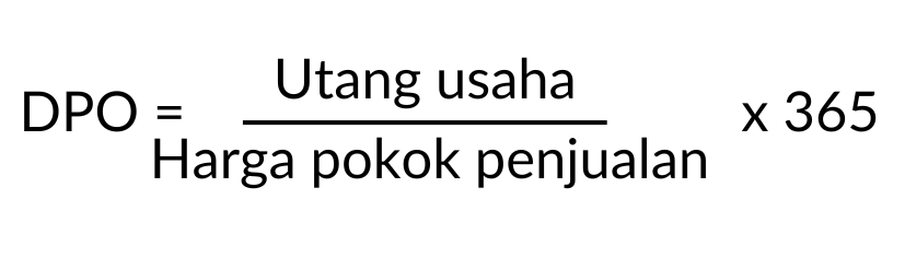 Rumus DPO (Days Payable Outstanding)