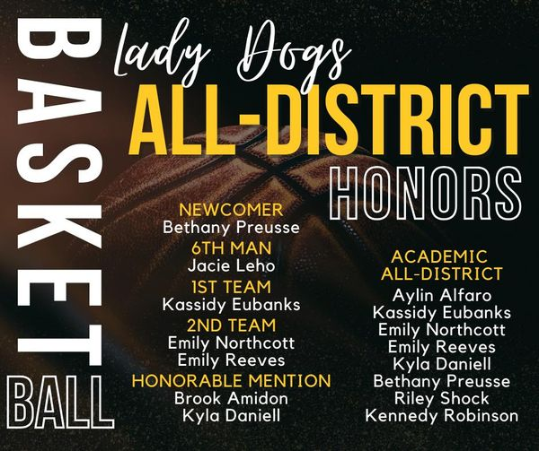 girls basketball all district 