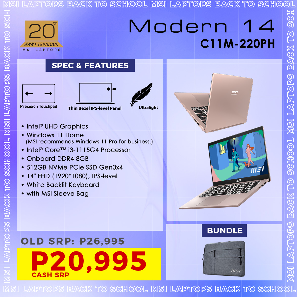 MSI Laptop,Back to school