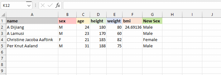 How to insert formulas in excel for an entire column
