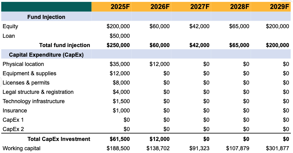 business plan for basketball gym