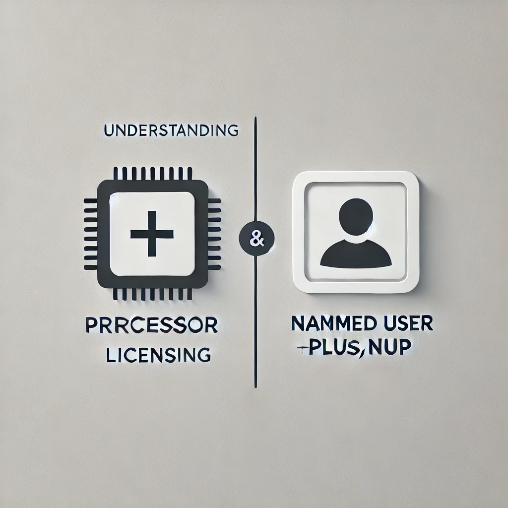What are Processor and Named User Plus (NUP) Licensing