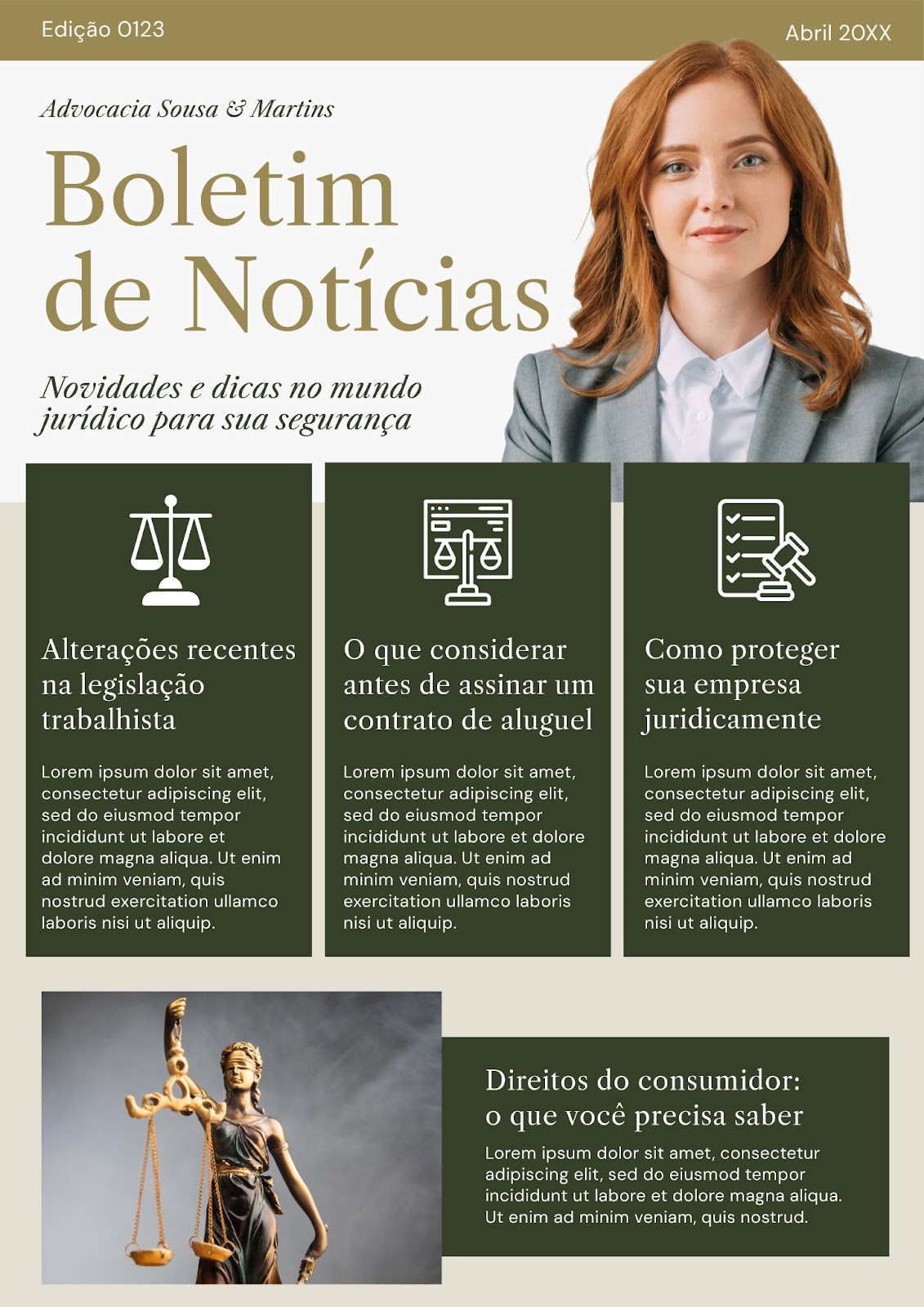 modelos de newsletter