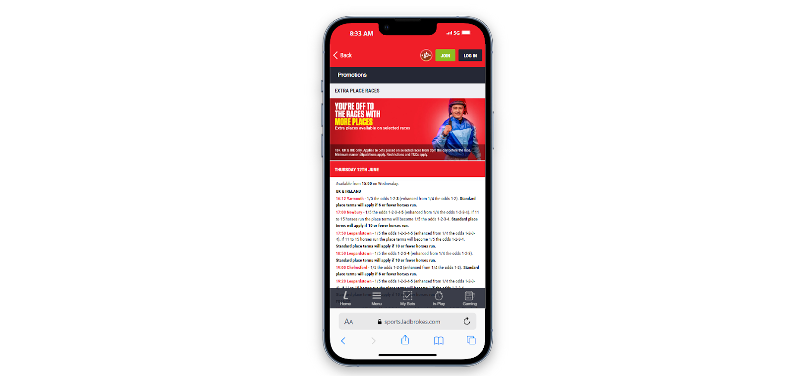 Horse Racing Promotions