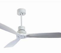 A white ceiling fan with a white fan

Description automatically generated