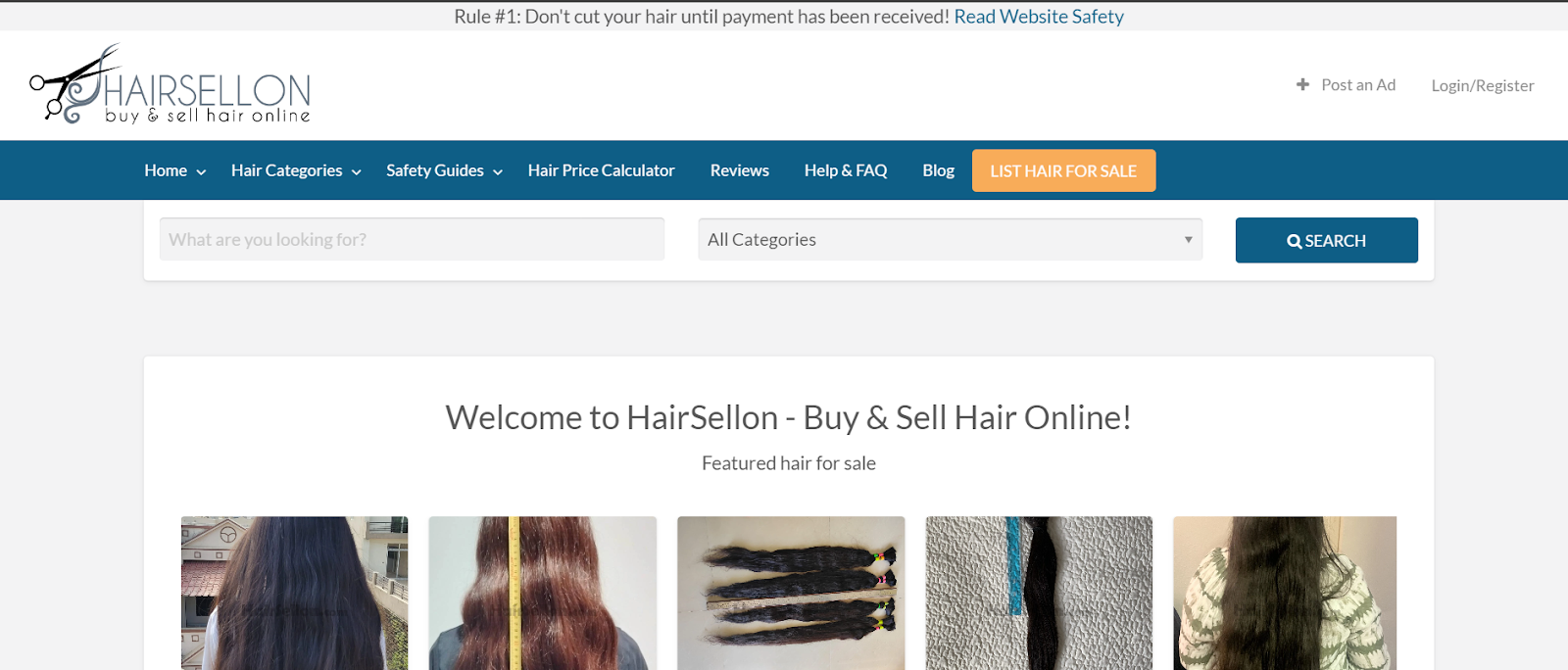 Sell Your Hair Online