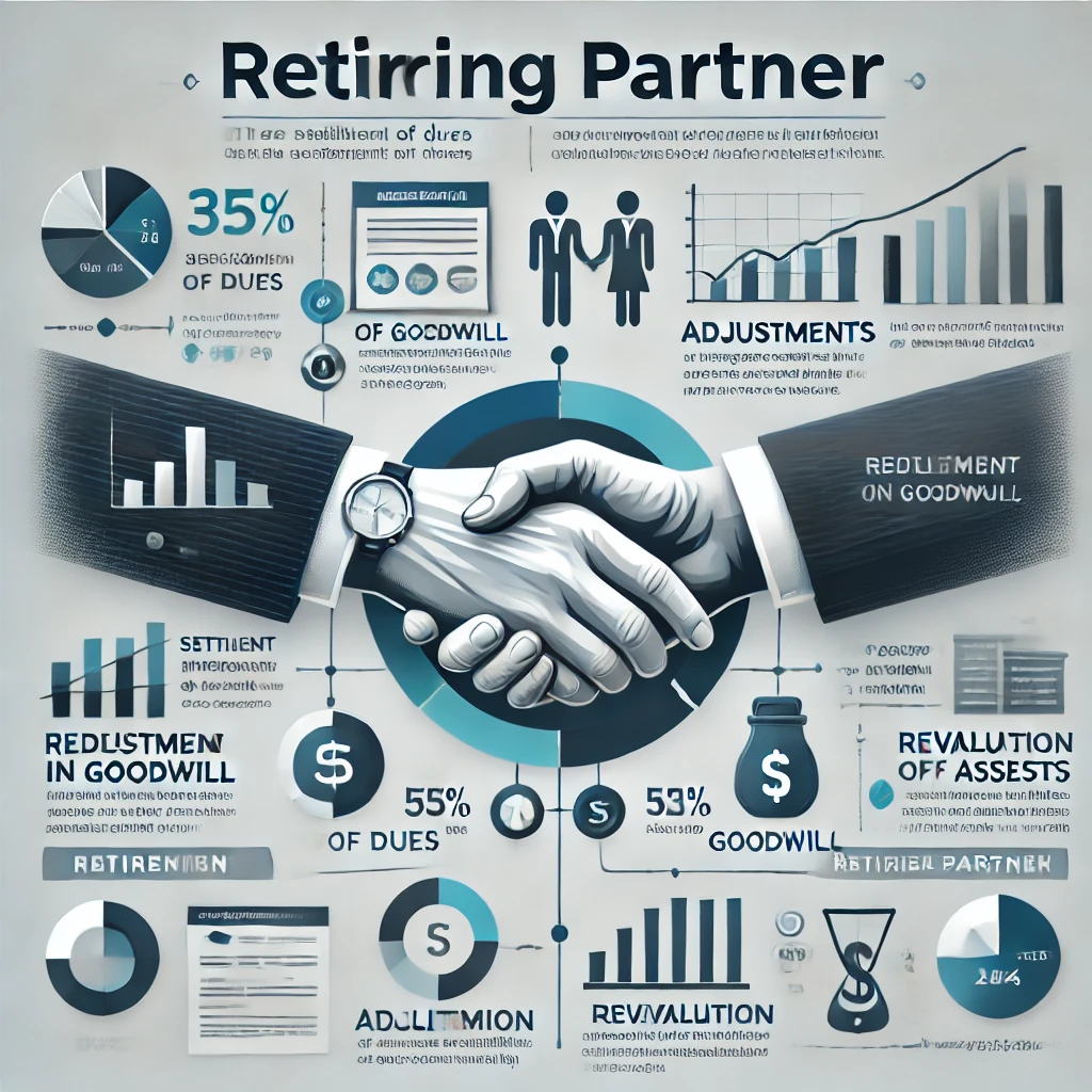 Disposal of Amount Due to Retiring Partner 