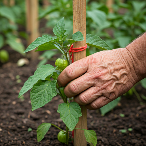 6. Support Your Growing Tomatillo Plants