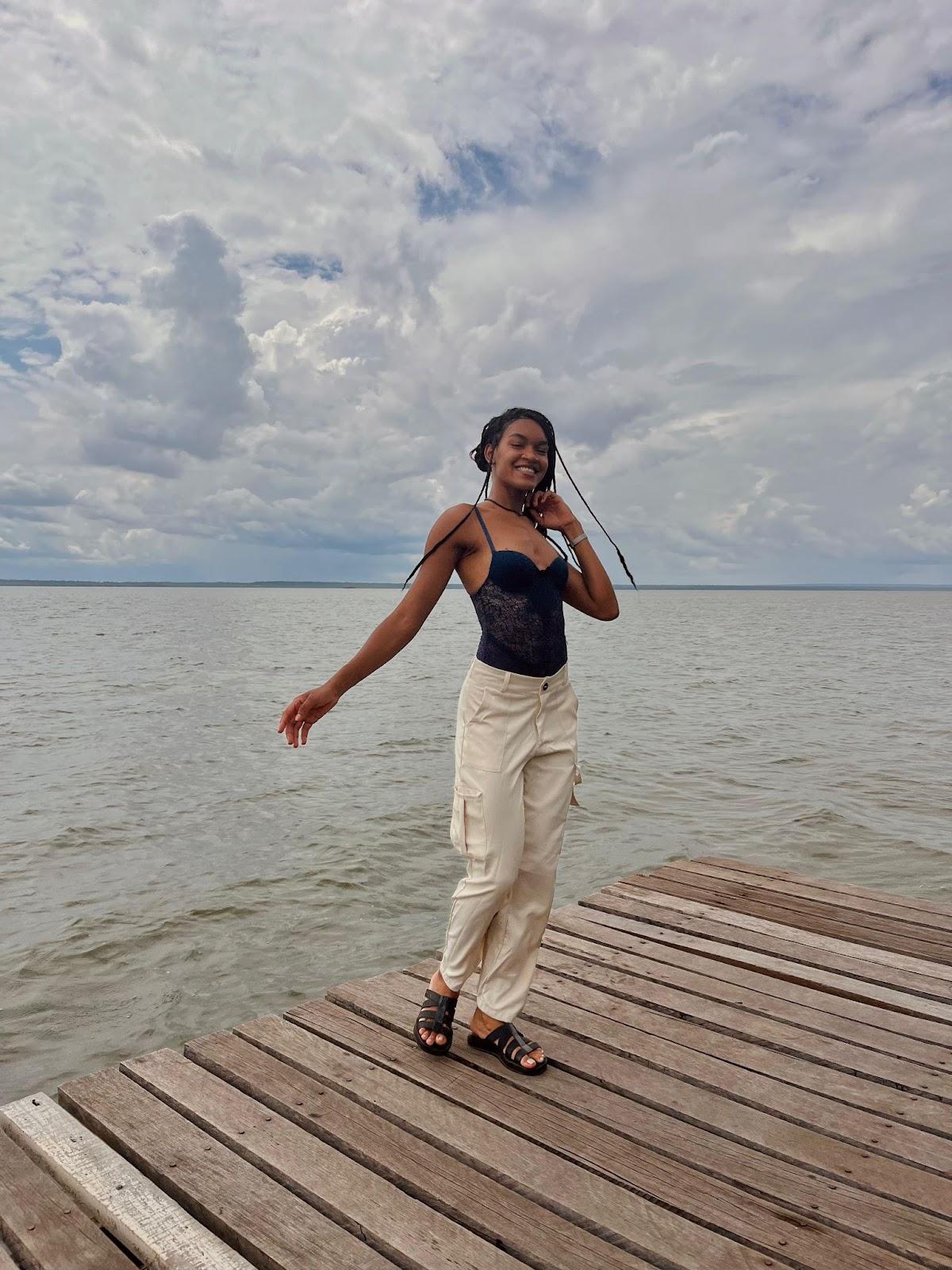 Gabi na Prainha da UFT. Foto: Arquivo Pessoal/Gabi Carneiro