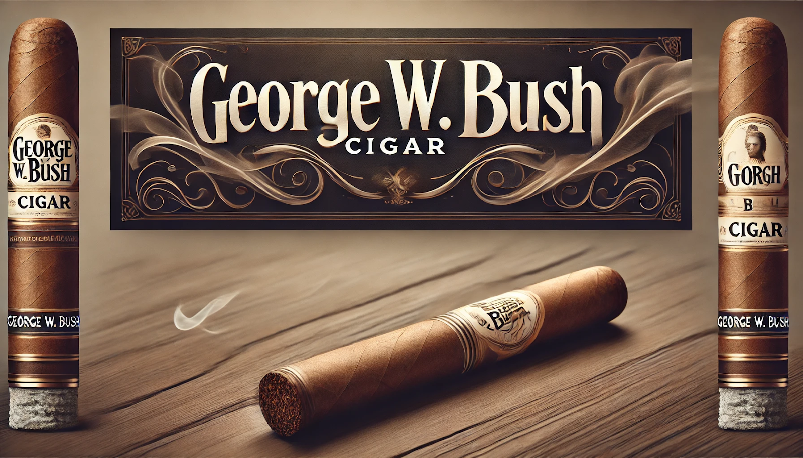 george w. bush cigar