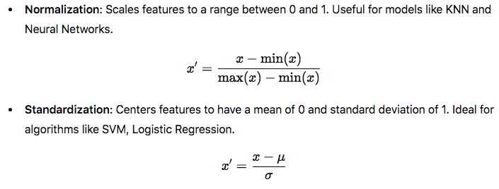 Feature Scaling Techniques