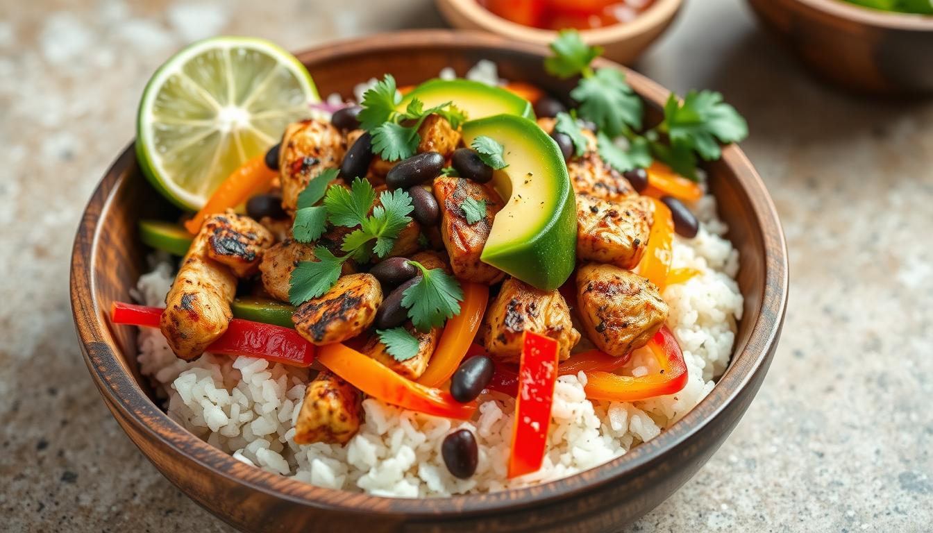 mexican chicken bowl