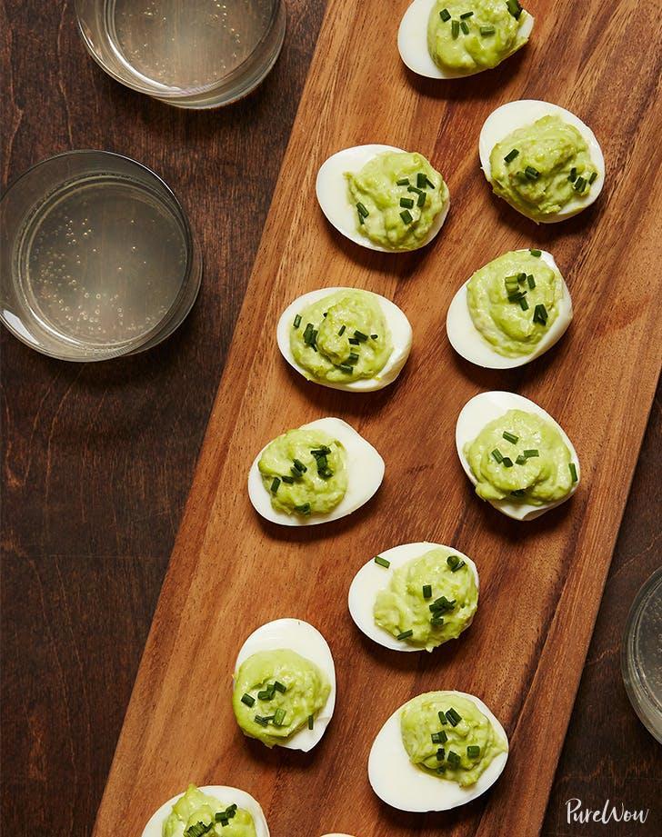 Image result for avocado deviled eggs