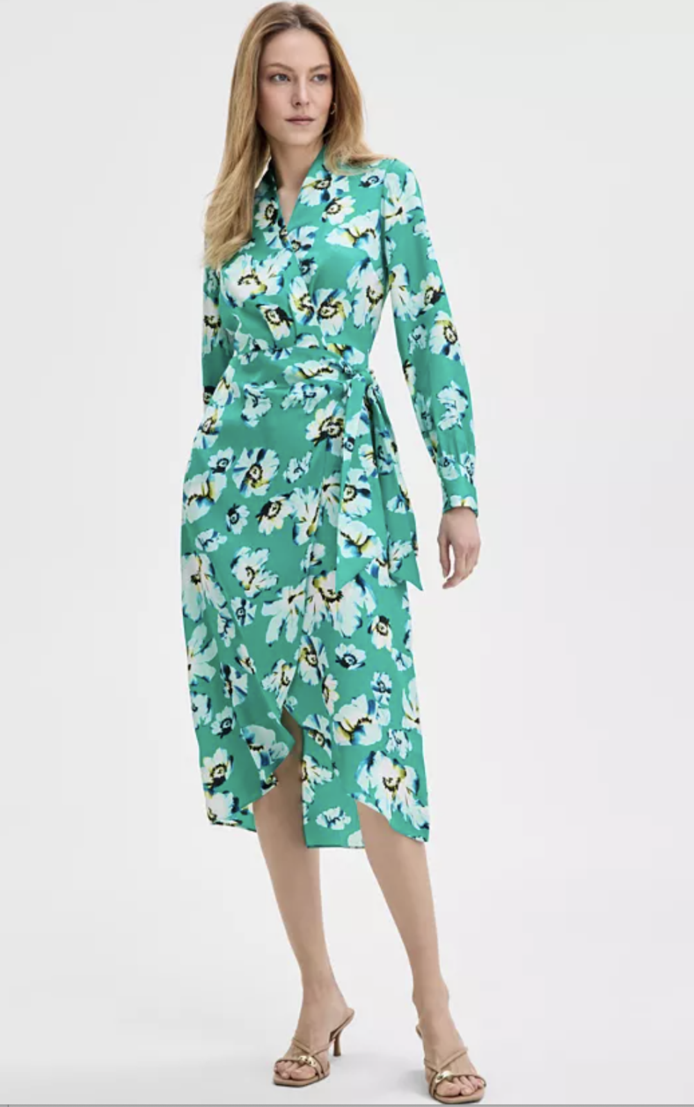 I.N.C. International Concepts Floral-Print Wrap Dress, Exclusively at Macy's