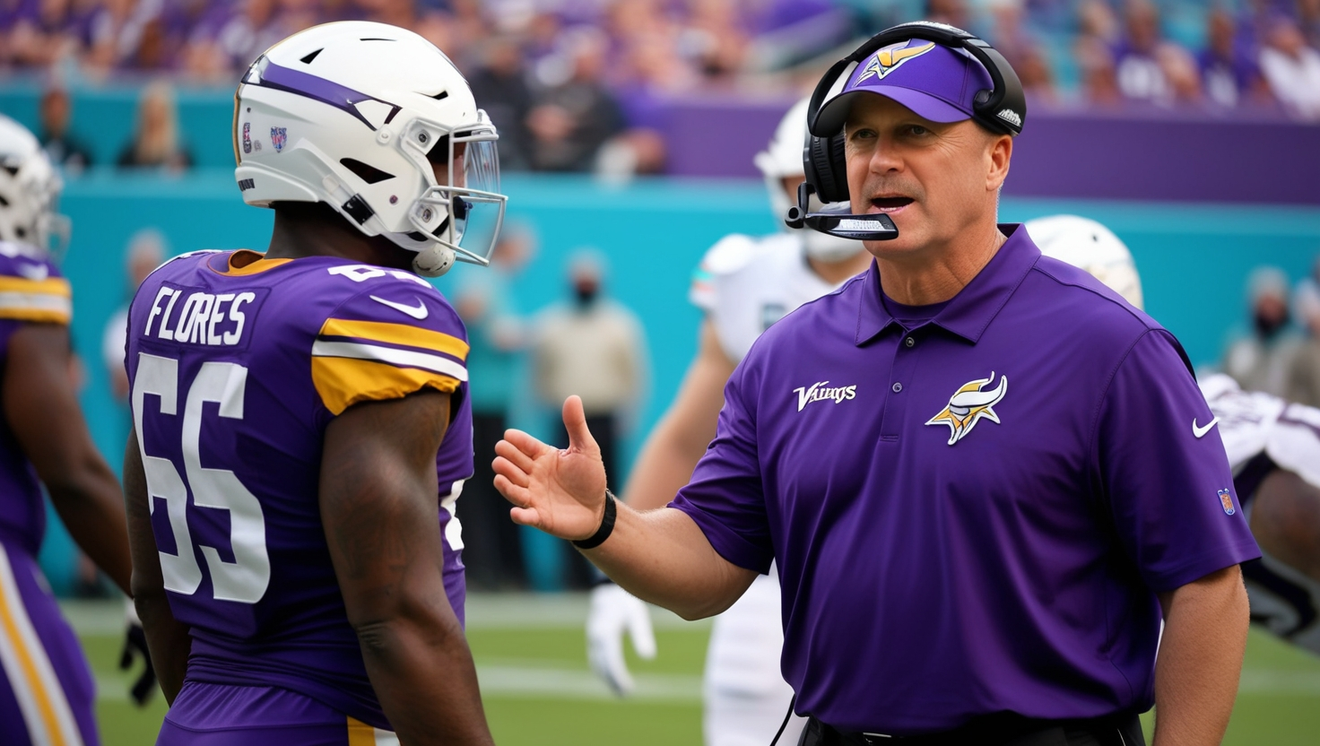 Brian Flores Pounds the Table for One Unsung Viking​​