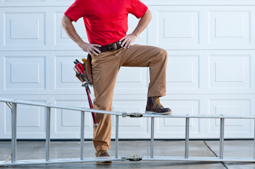 open garage door manually from outside