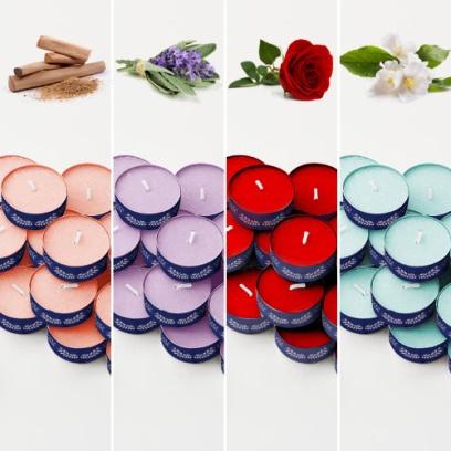 ThinkArtDecor Scented Tea Lights Candles