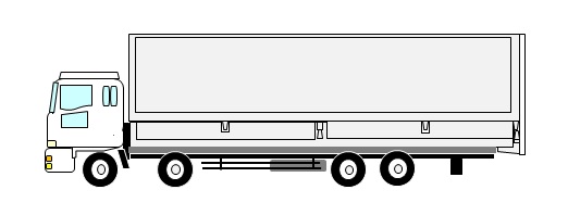 4軸低床　トラック