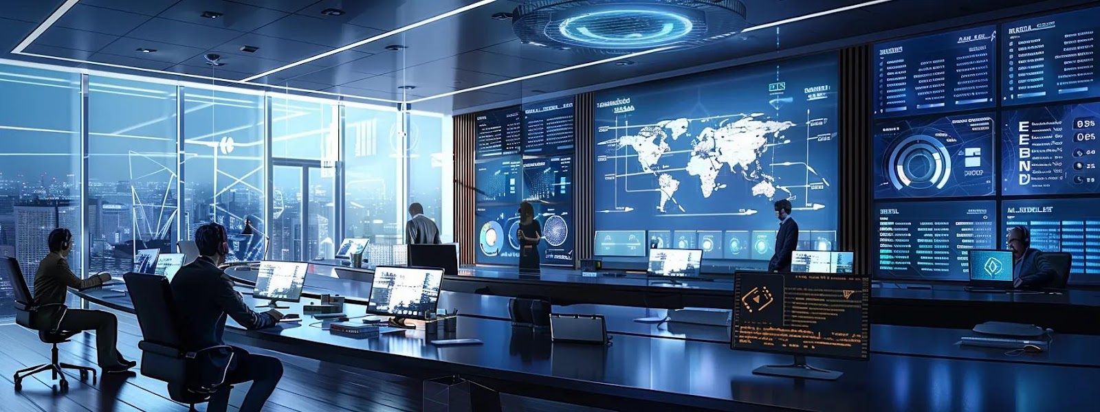 a modern office setting showcases a diverse team of professionals analyzing a large digital dashboard displaying key performance metrics related to keyword research, with vibrant charts highlighting a significant increase in leads and conversion rates.
