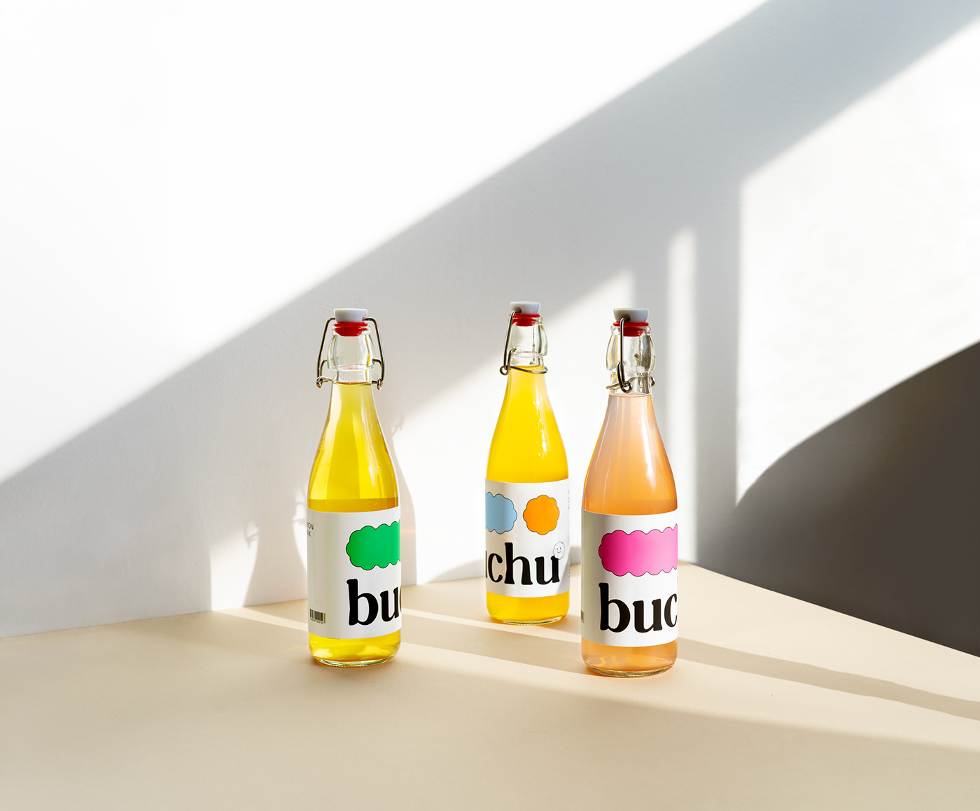 Image from the BUCHU: Branding and Packaging Design for a Kombucha Brand article on Abduzeedo