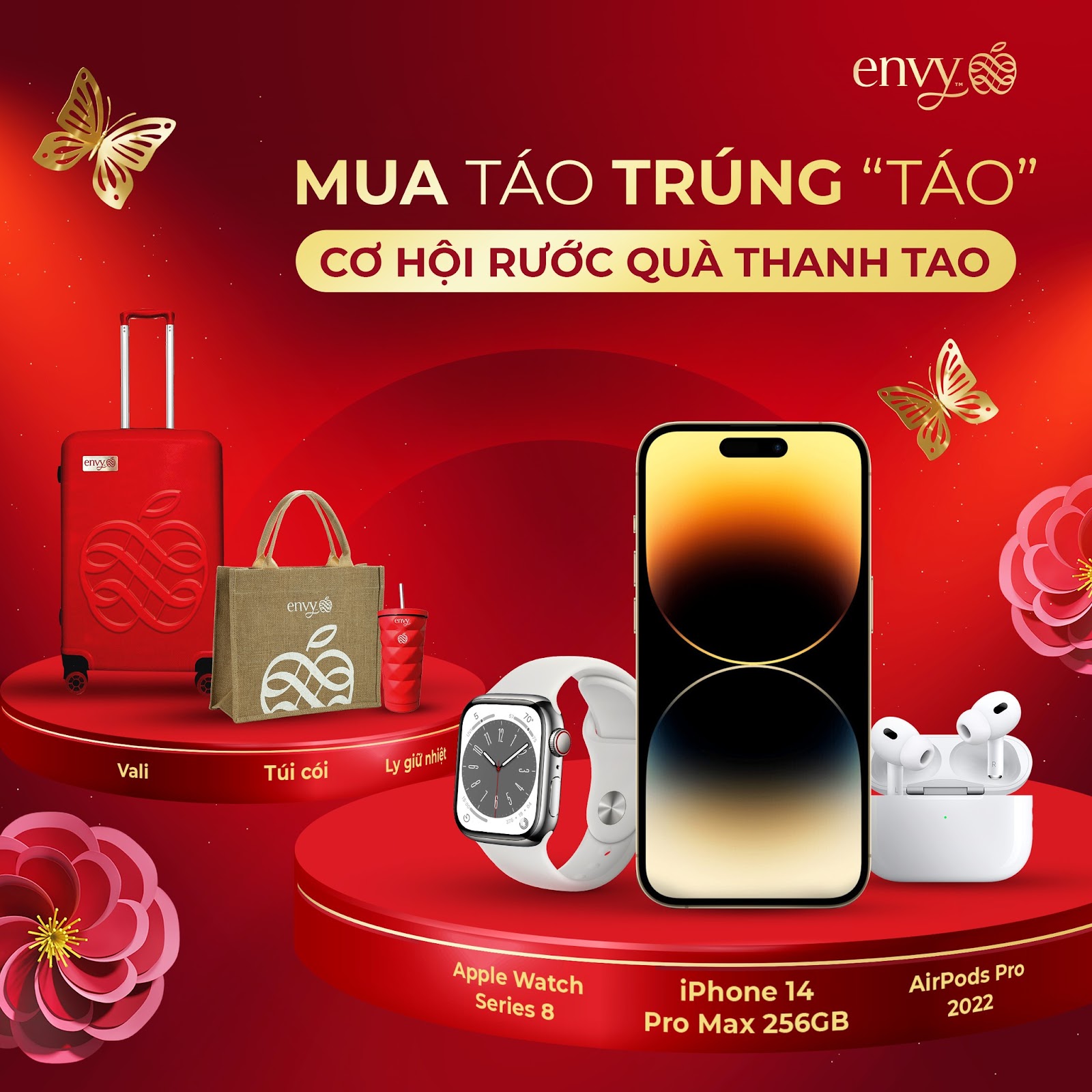 Phàn thưởng trong chương trình Mua táo trúng "táo"