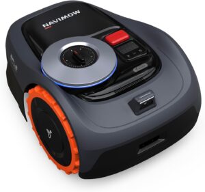 Segway Navimow i110N Robot Lawn Mower Perimeter Wire Free 1 4 Acre RTK+Vision Robotic Lawnmower, AI-Assisted Mapping, Virtual Boundary, APP Control, 58dB(A) Quiet, Multi-Zone Management