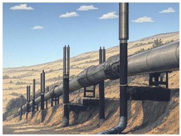Long shot of a pipe

AI-generated content may be incorrect.