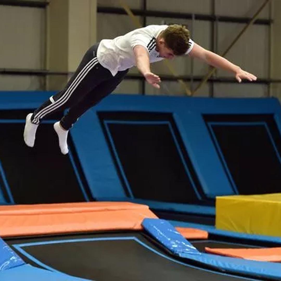 No Flips from Inclines - trampoline park safety tips