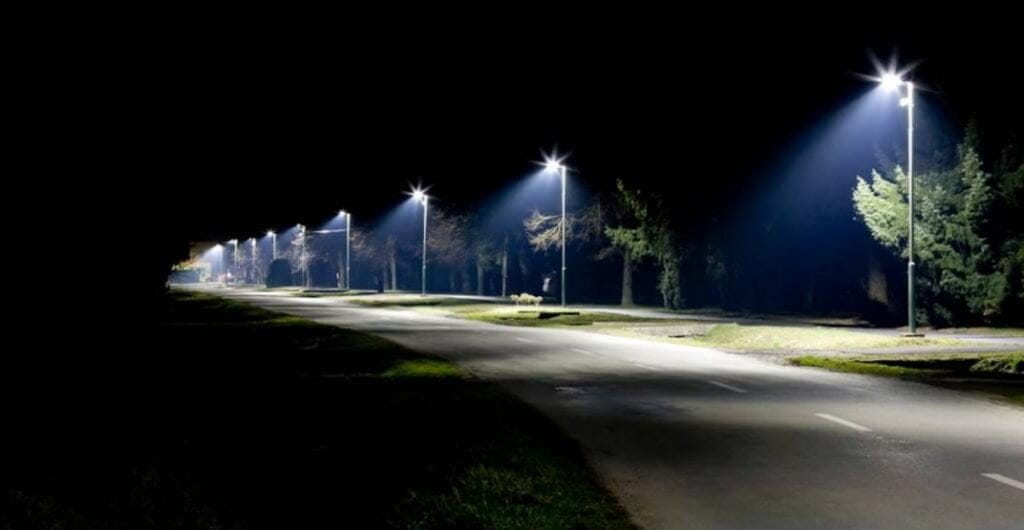 solar powered street light