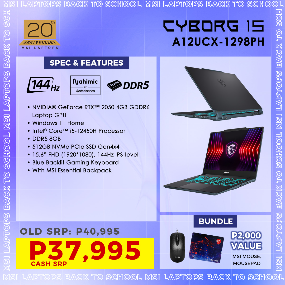 MSI Laptop,Back to school