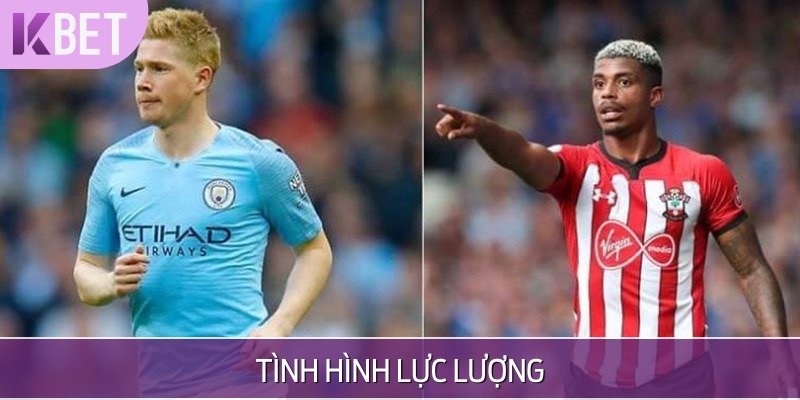 Tình hình lực lượng thi đấu của Southampton vs Manchester City