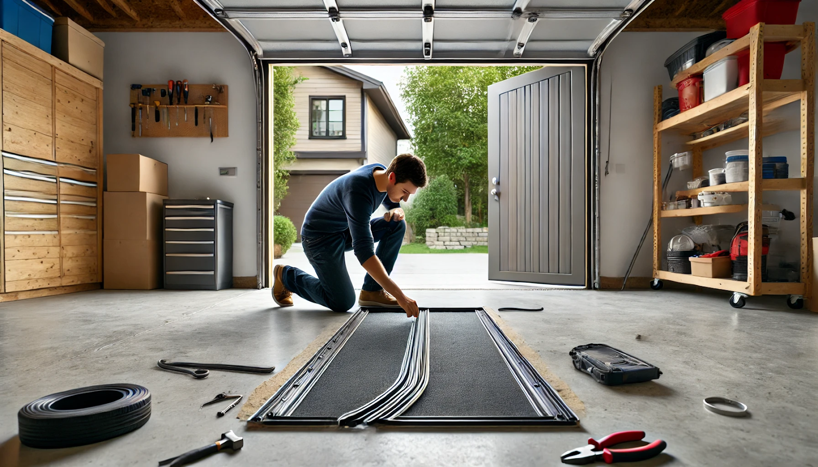 garage door gasket replacement