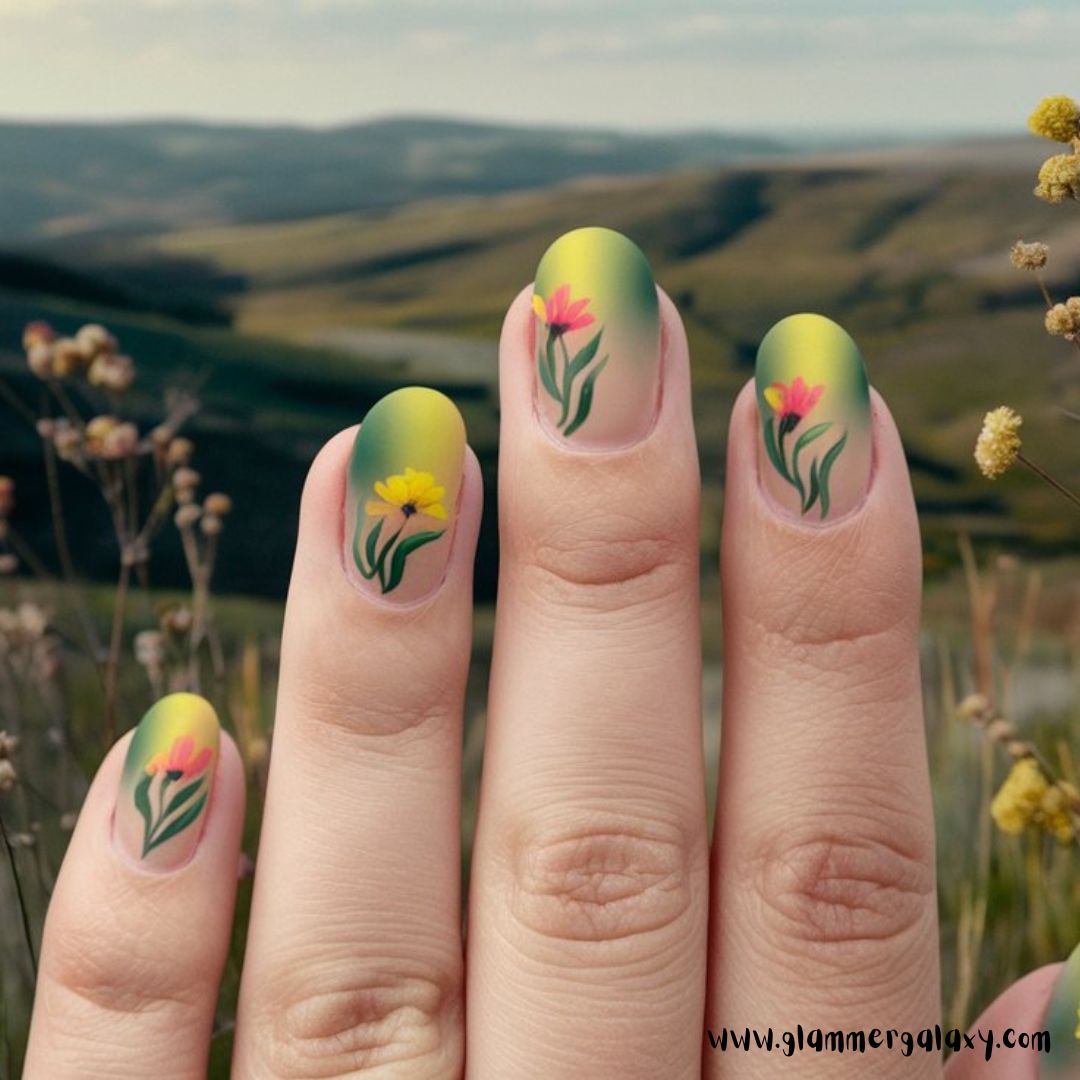 Nails Inspired by the Open Plains