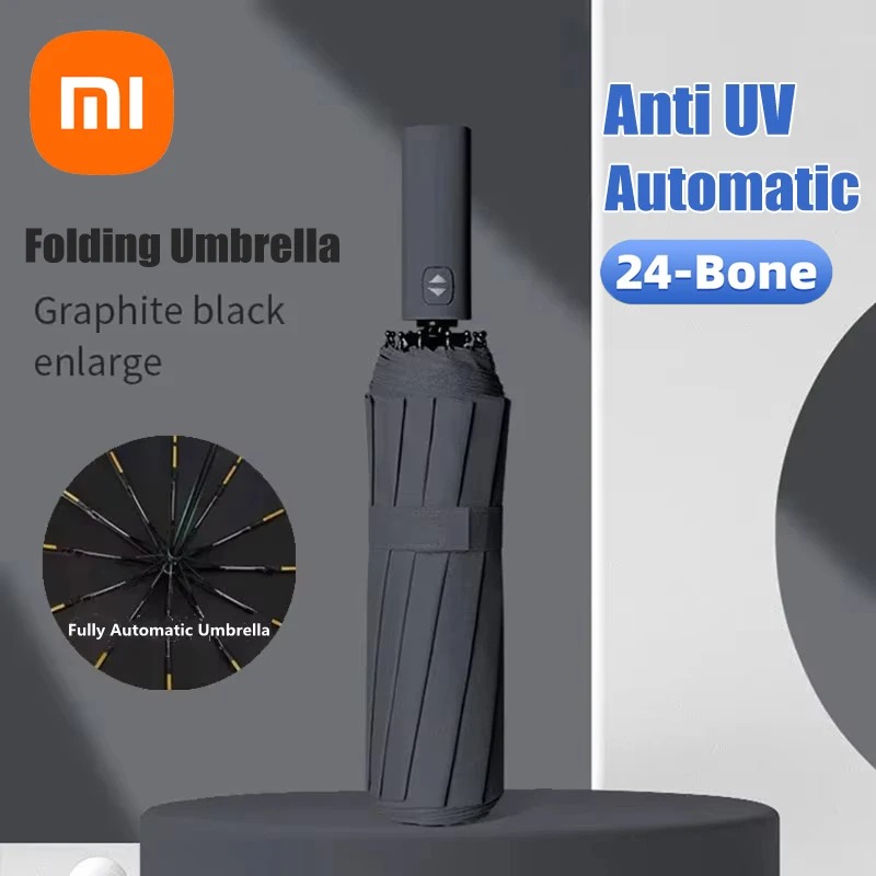 Xiaomi Automatic Umbrella 24 Bone Solid Color Light
