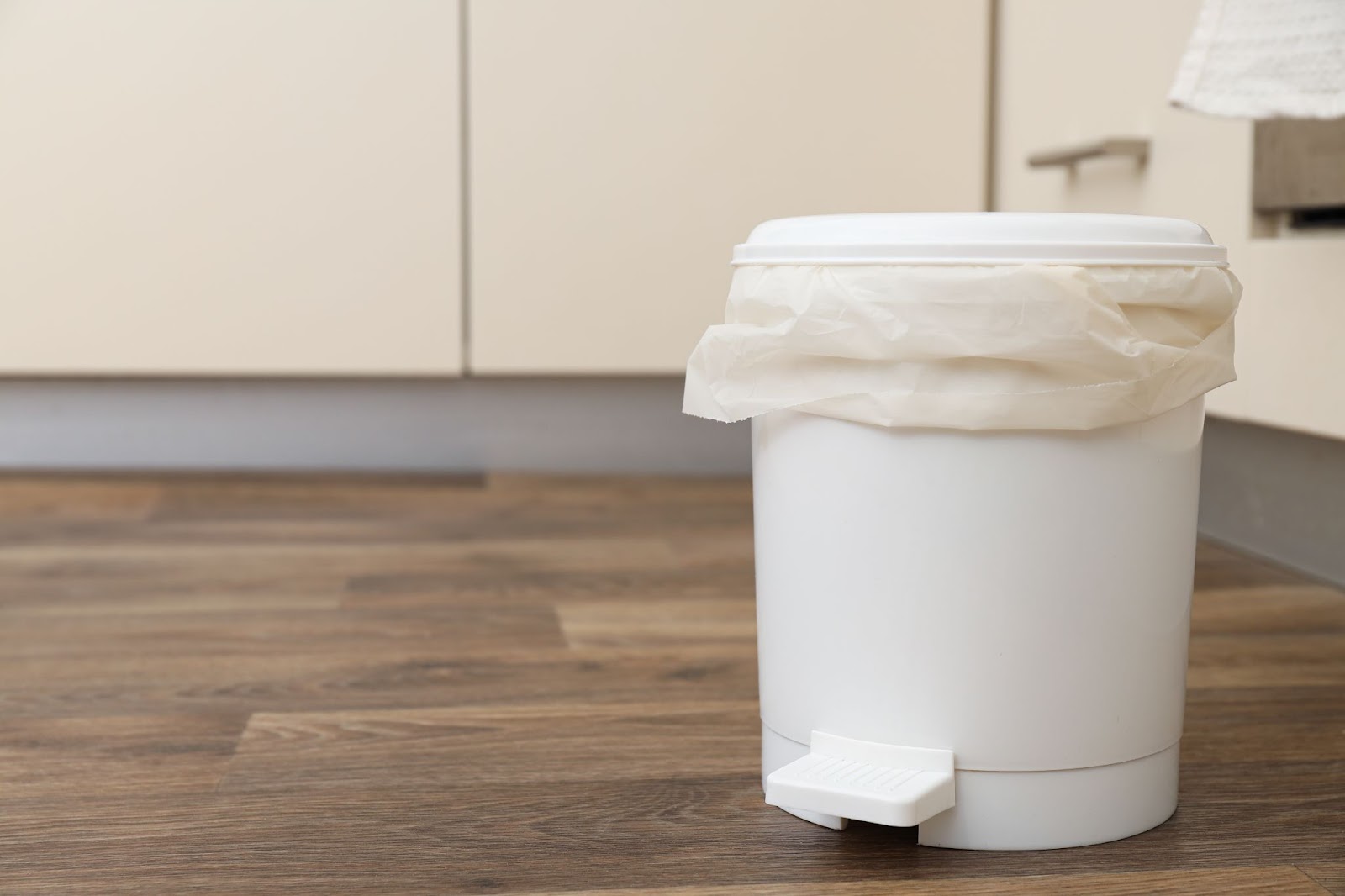 Traditional pedal bin waste system highlighting the evolution of kitchen waste management solutions