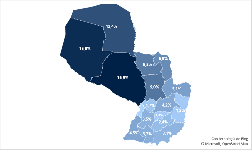 A map of the state of peru Description automatically generated