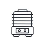 dehydrator for jerky drying icon