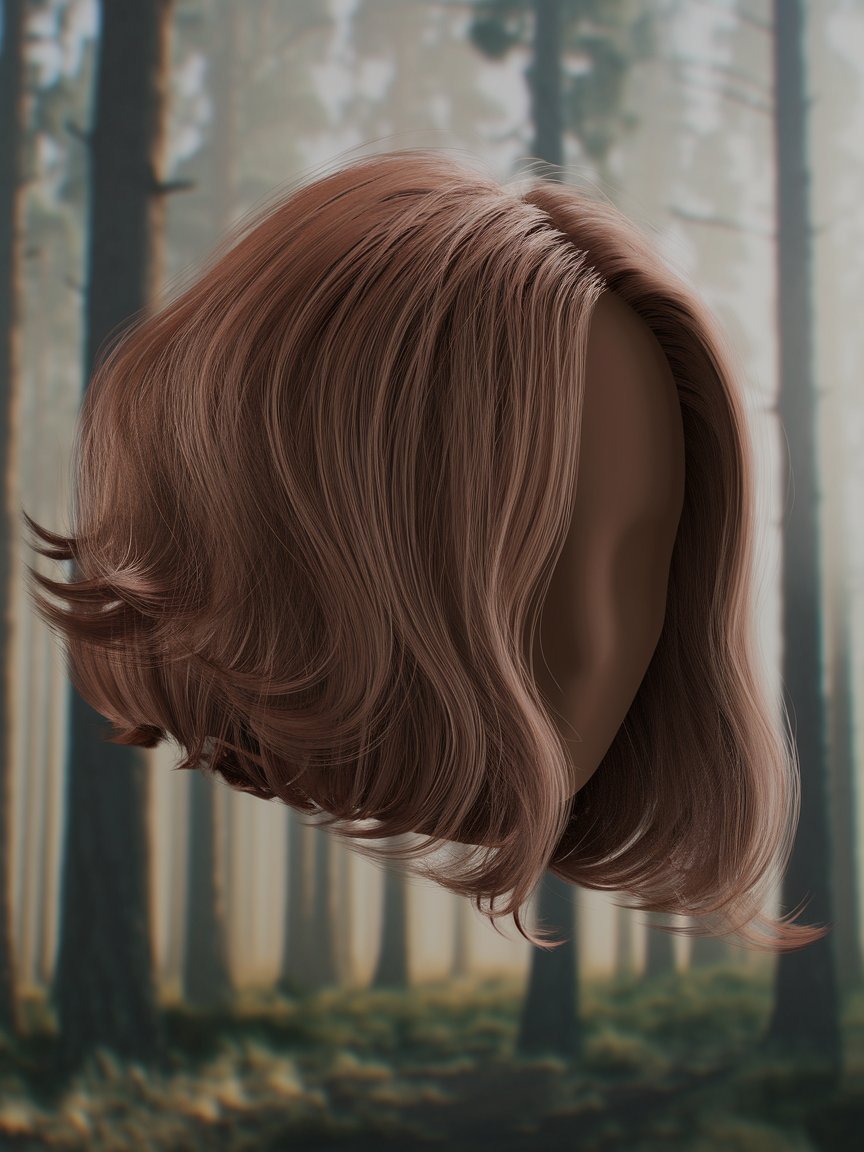 38. Jaw-Length Shaggy Bob